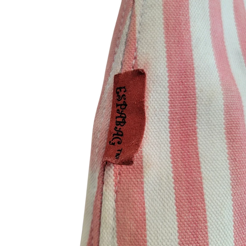 2 Saldarini 1882 Striped Espabag Cotton Tote Bucket Bags Beach Nautical *READ!*